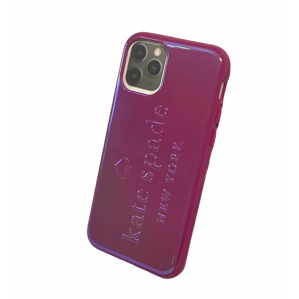 Kate Spade Baja Rose Iridescent iPhone 11 PRO Case Kate Spade Logo